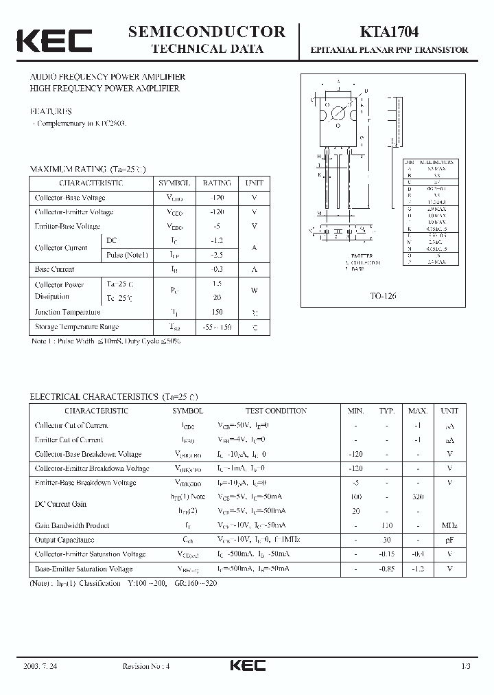 KTA1704-15_8874441.PDF Datasheet