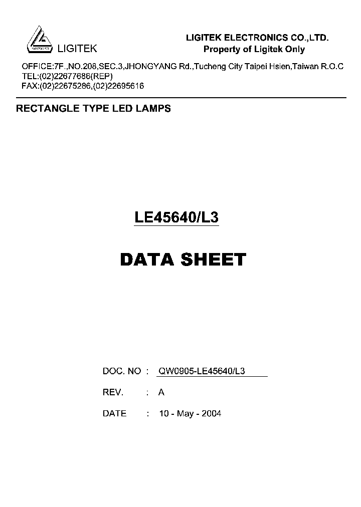 LE45640-L3_8876332.PDF Datasheet