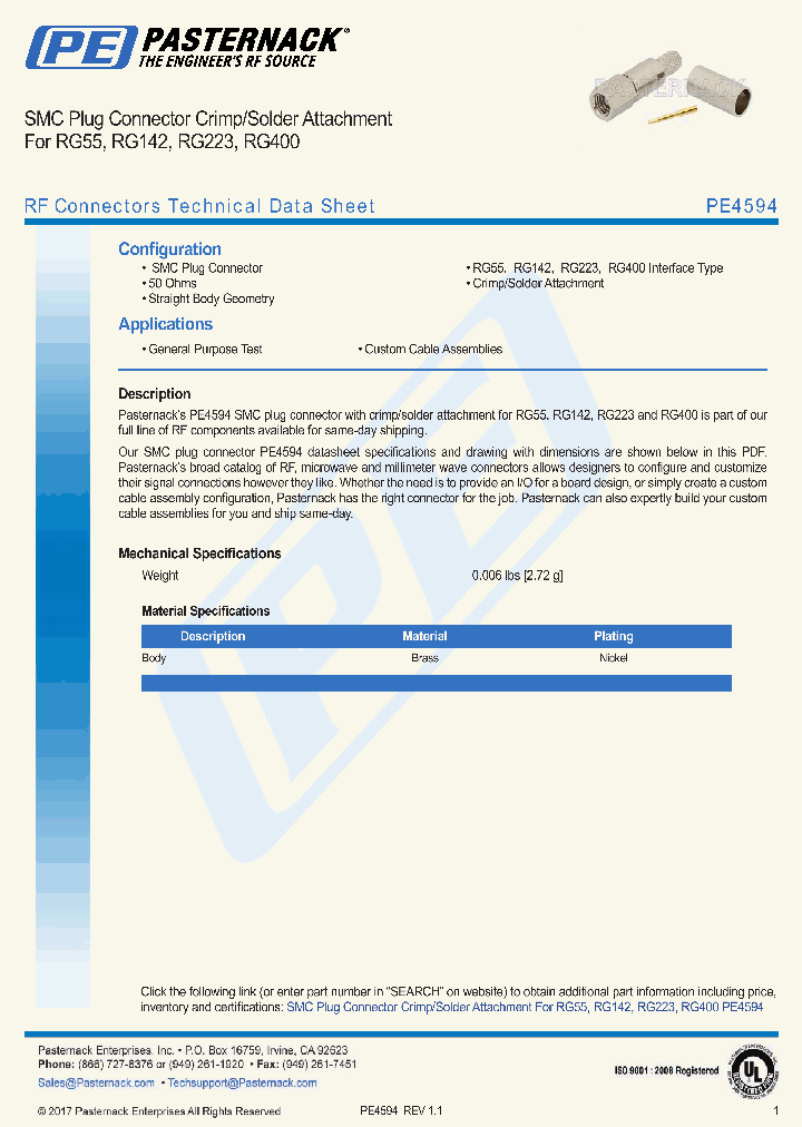 PE4594_8888773.PDF Datasheet