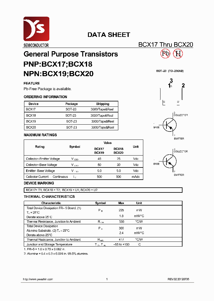 BCX17_8895124.PDF Datasheet