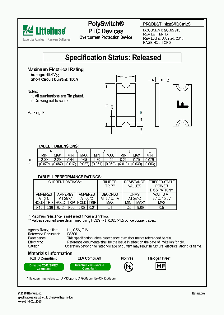 PICOSMDC012S_8895498.PDF Datasheet