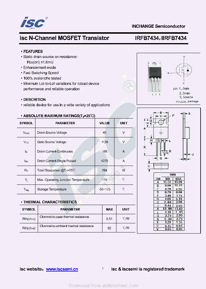 IIRFB7434_8941201.PDF Datasheet