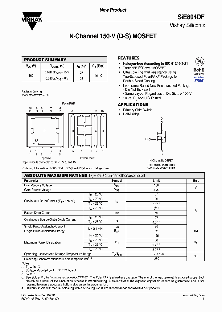 SIE804DF_8947448.PDF Datasheet