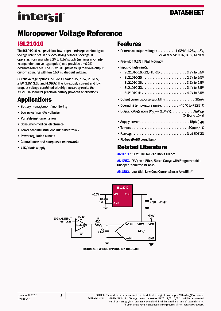 ISL21010CFH315_8971617.PDF Datasheet