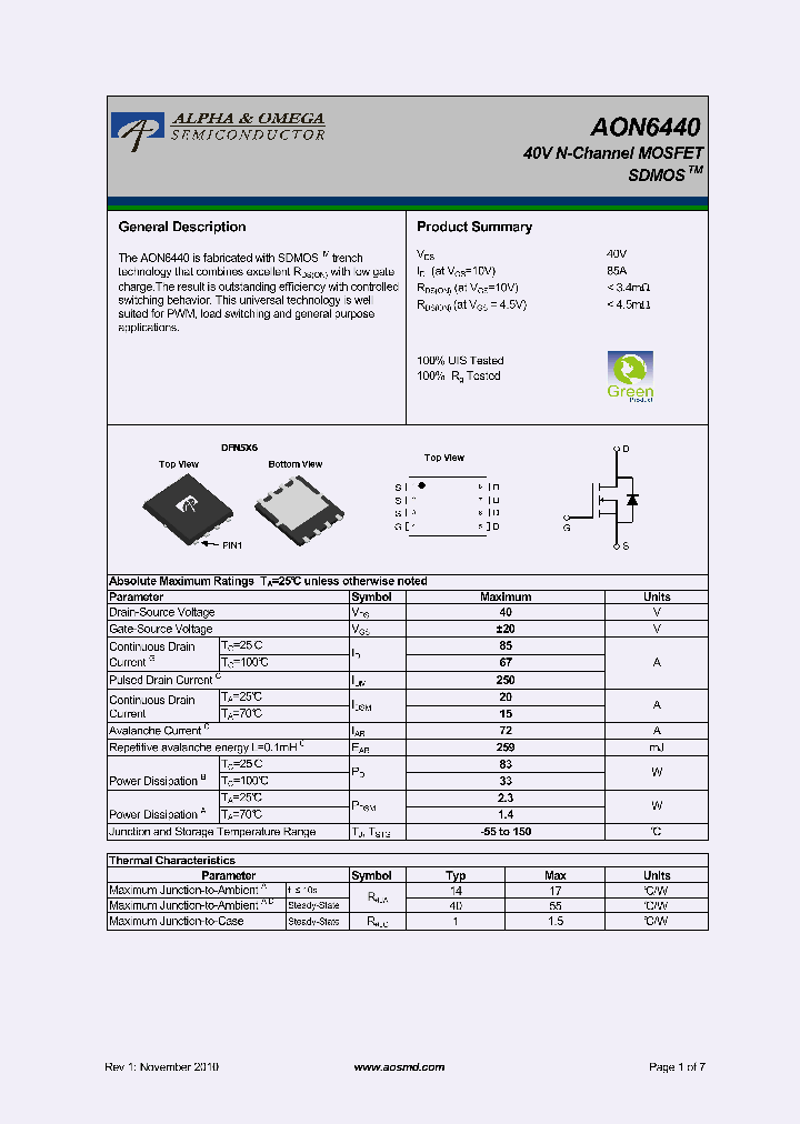 AON6440_8974559.PDF Datasheet