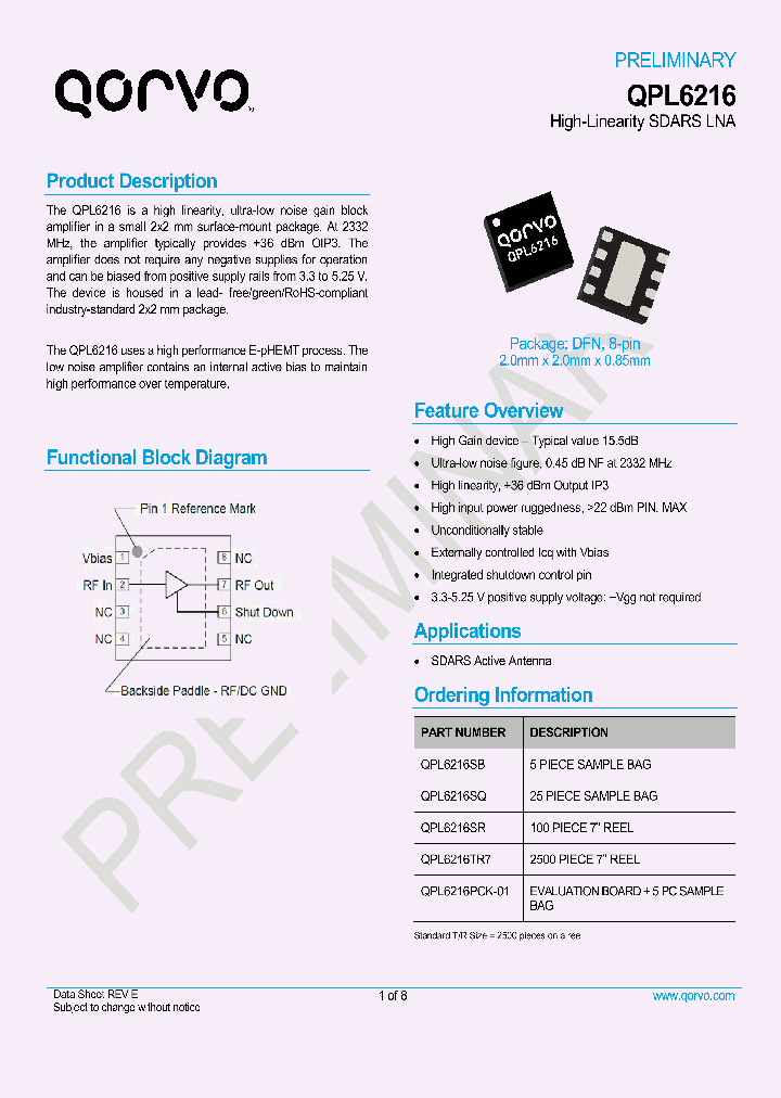 QPL6216_8981352.PDF Datasheet