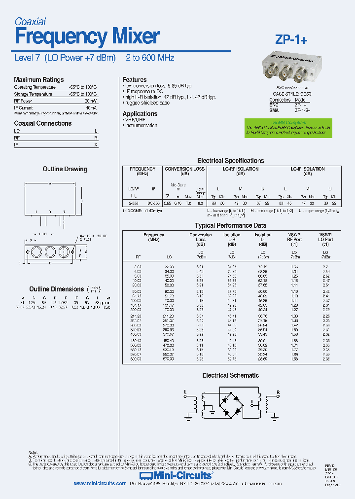 ZP-1-S_9005296.PDF Datasheet