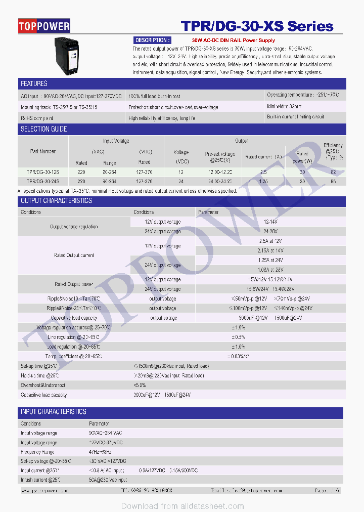 TPRDG-30-XS_9025723.PDF Datasheet
