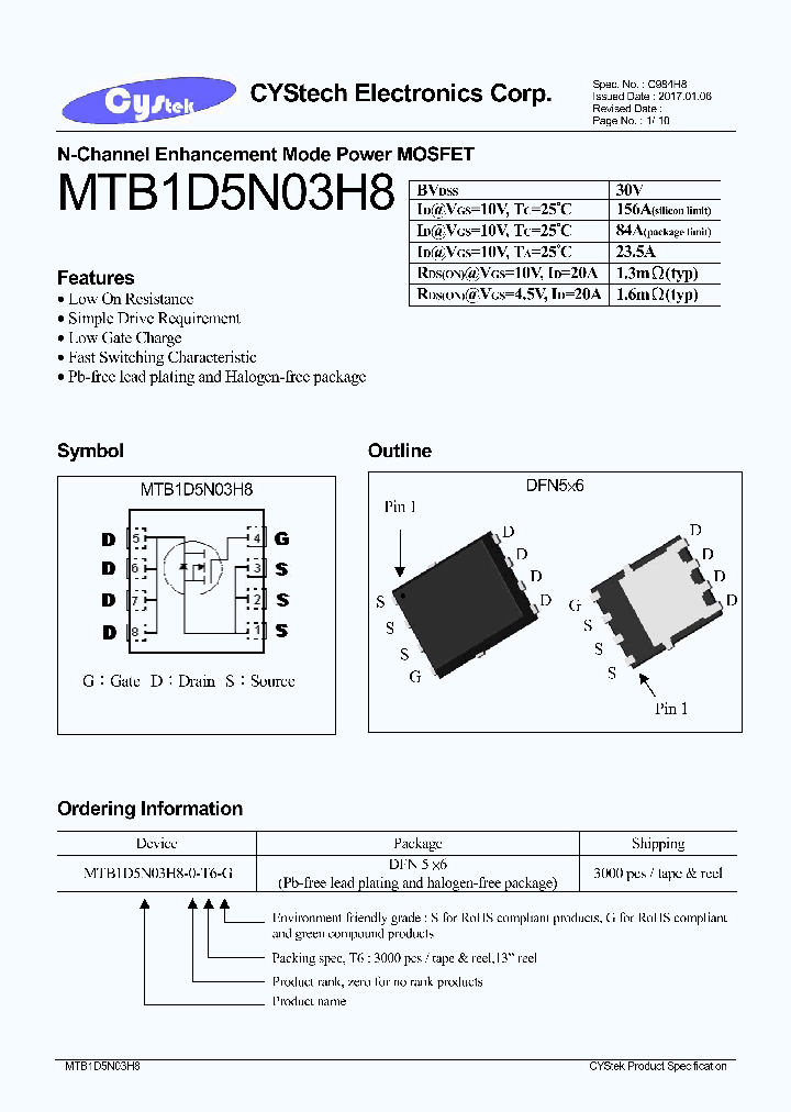 MTB1D5N03H8_9058177.PDF Datasheet