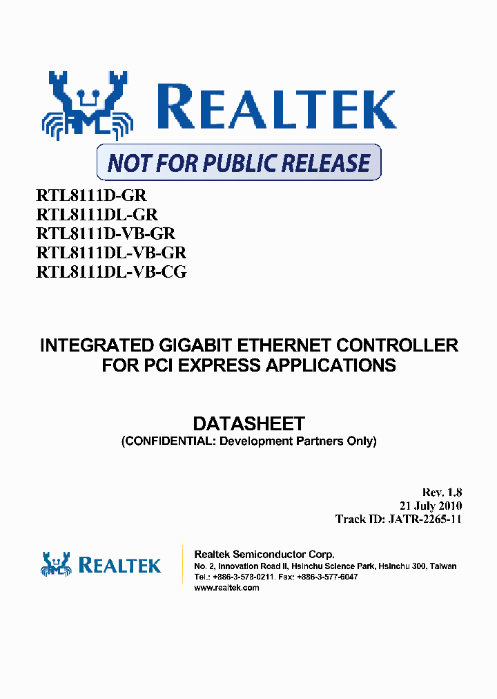 RTL8111D-GR_9080006.PDF Datasheet