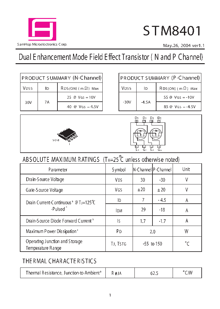 STM8401_9081788.PDF Datasheet