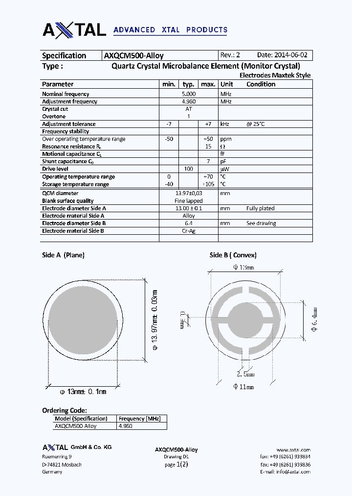 AXQCM500-ALLOY_9082439.PDF Datasheet