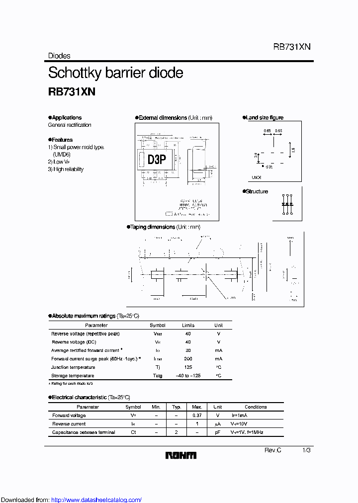 RB731XNTR_9093624.PDF Datasheet