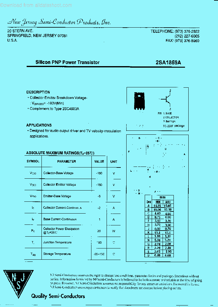 2SA1859A_9111249.PDF Datasheet