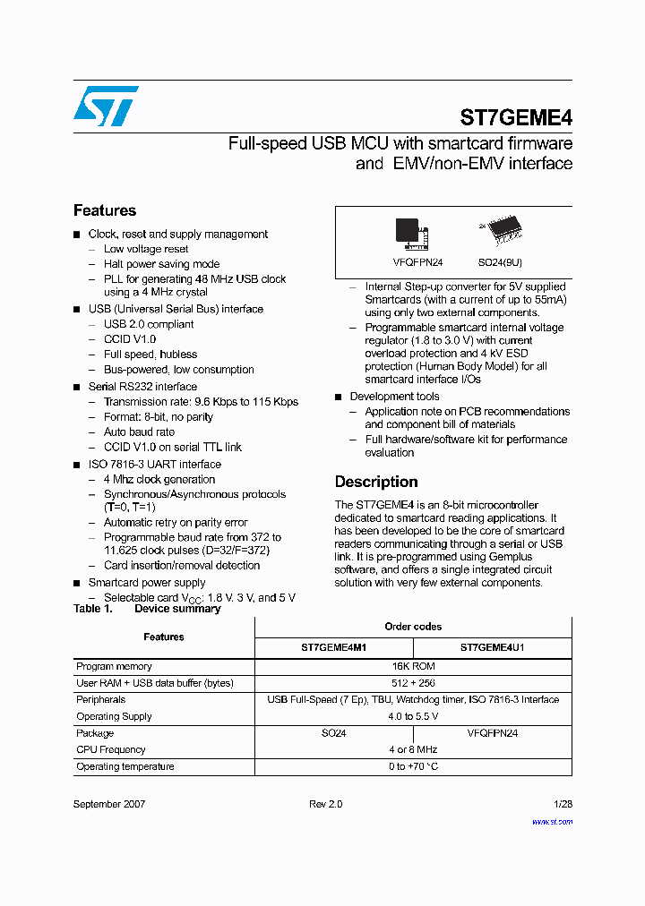 ST7GEME4U1SAZ_9142224.PDF Datasheet